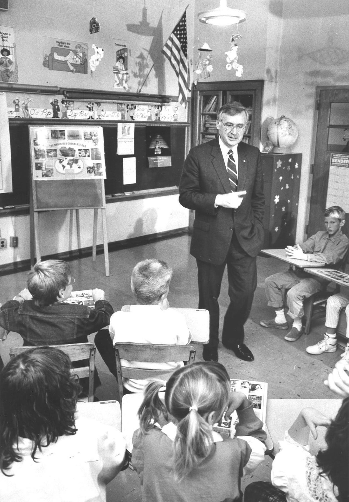 Visiting Stuarts Draft children